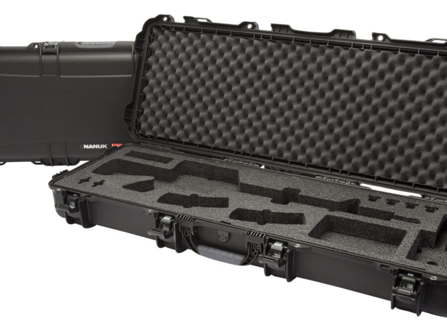 Nanuk 990AR01 990  Black Polymer w/ Foam Padding Lockable Latches & Wheels