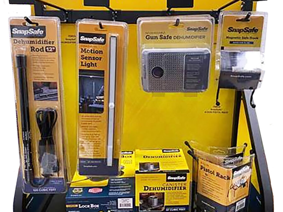 SnapSafe 77500 Safe Top Display  Yellow Countertop