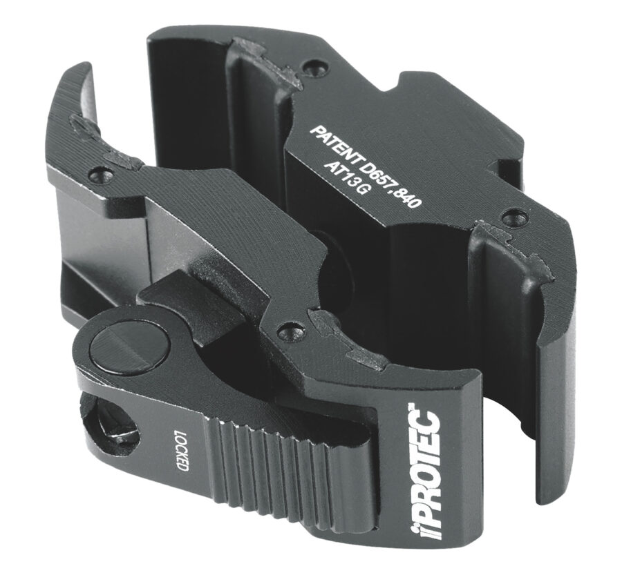 iProtec 6108 Universal Long Gun Mount  Black Anodized