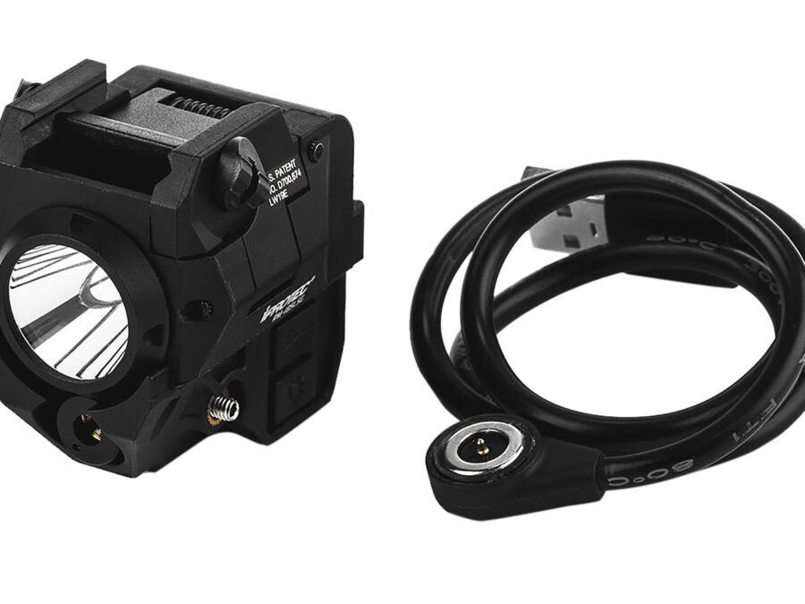 iProtec 6751 RM185LSG Rail-Mount Firearm Light with Green Laser  Black 185 Lumen White Light