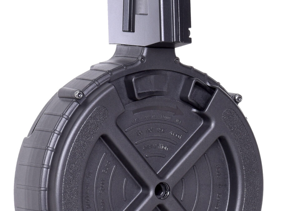 Mauser Rimfire 4150104 M-15  110rd 22 LR Drum Black Polymer