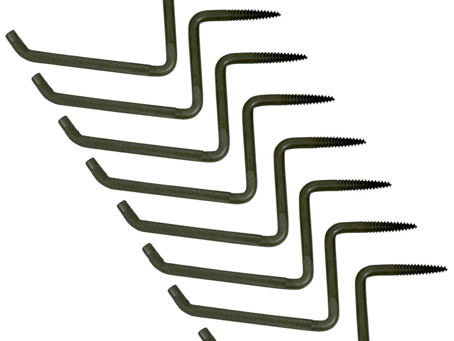 Ameristep AMSAMEAC0101 Grizzly Tree Step 6" Wide Black 8 Pack