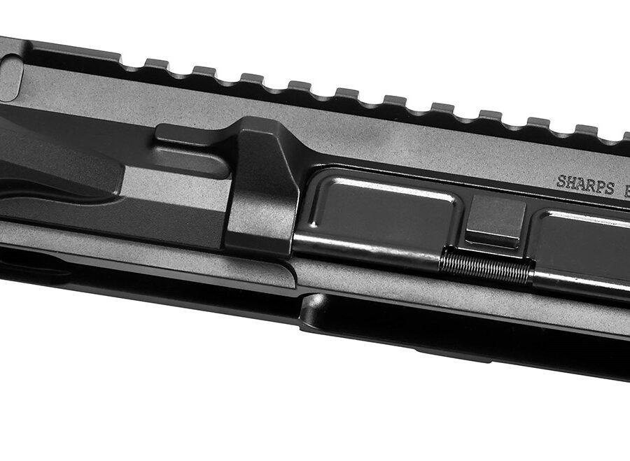 Sharps Bros SBUR04 Billet Upper  Upper Receiver, 7075-T6 Aluminum w/Mil-Spec Anodized Finish, Stripped w/Forward Assist & Dust Cover For .223/5.56/.224 Valkyrie/300 BLK/6.5 Grendel Caliber AR-15