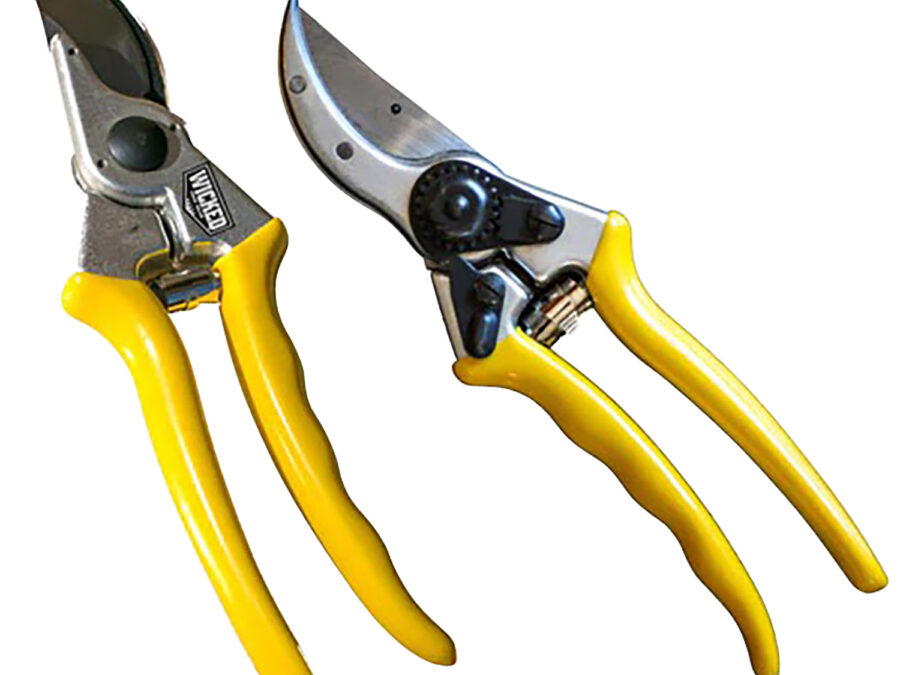 Wicked Tree Gear WTG017 Hand Pruner   Aluminum/Yellow Handle