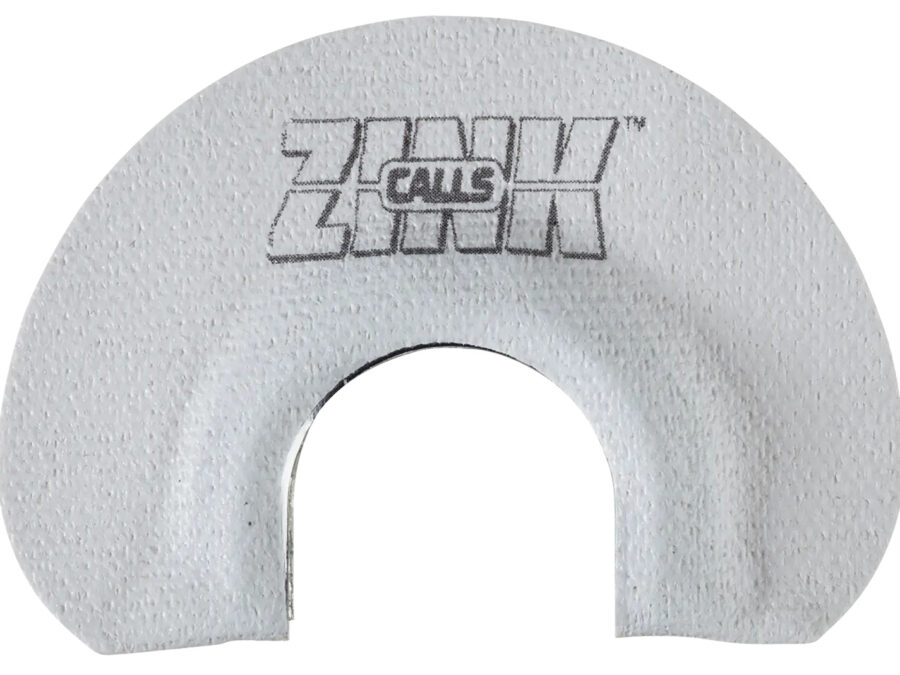 ZINK ZNKZNK312 Lucky Lady  Diaphragm Call Triple Reed Turkey Sounds White V-Notch Cut