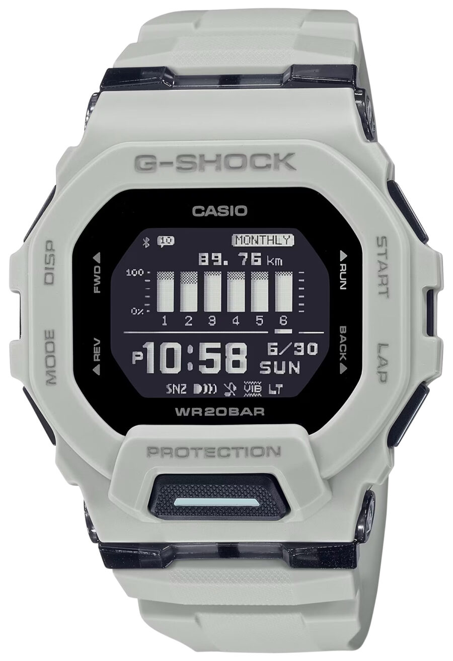 G-shock/vlc Distribution GBD200UU9 G-Shock Tactical White Stainless Steel Bezel 145-215mm
