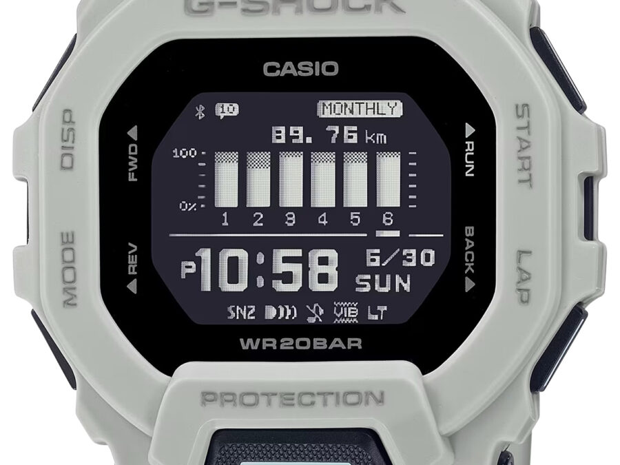 G-shock/vlc Distribution GBD200UU9 G-Shock Tactical White Stainless Steel Bezel 145-215mm