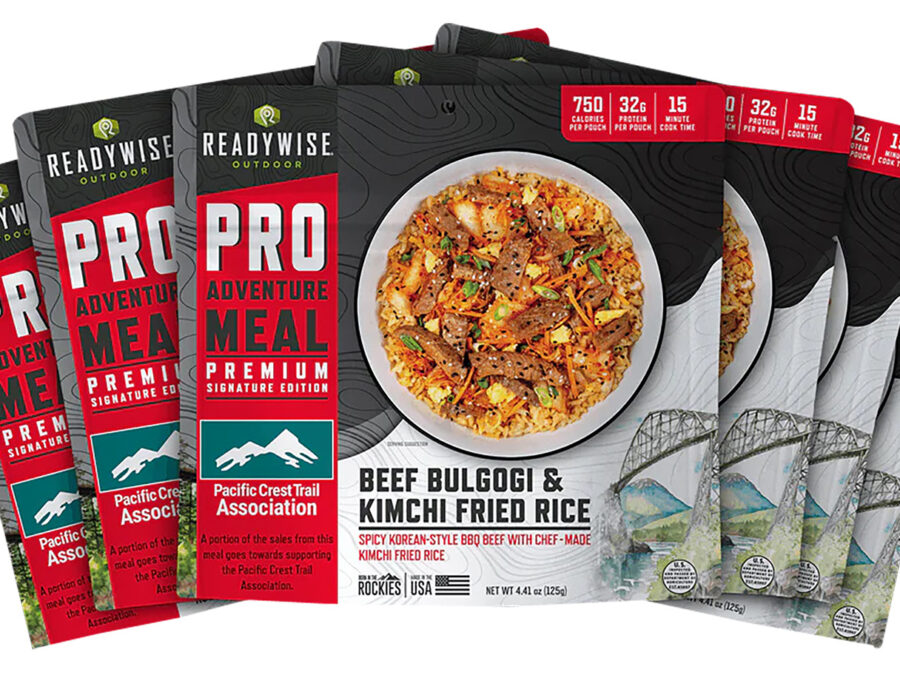 ReadyWise RW05194 Outdoor Food Kit Beef Bulgogi & Kimchi Rice 2 Servings Per Pouch, 6 Per Case