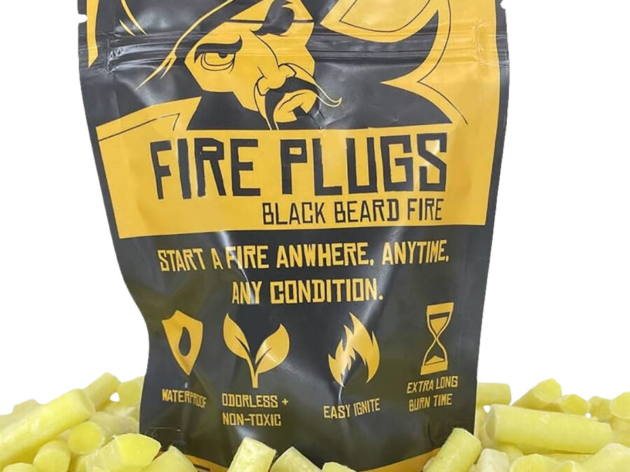 Black Beard Fire Starters PLUG Fire Plug  50 Fire Plugs