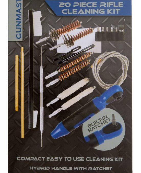 DAC GUNMASTER SLIM LINE 20 PIECE .223/.308 UNIVERSAL CLEANING KIT WITH RACHET HANDLE AND BIT SET
