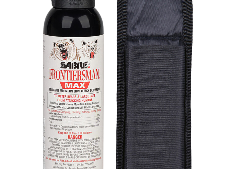 Sabre Frontiersman Capsaicinoids 40ft 7.90 oz Canister Includes Holster