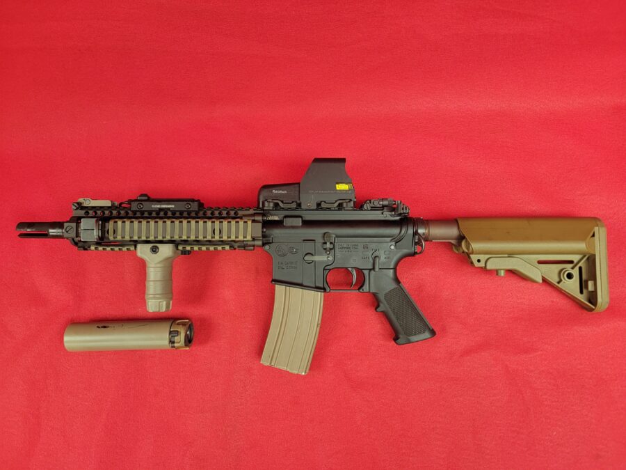 Transferable RDIAS M16 with Colt MK18 and SUREFIRE SOCOM RC host full auto machinegun
