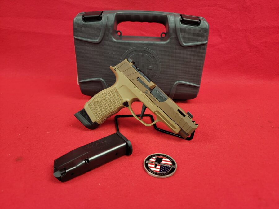 Sig Sauer P365XL Spectre Comp 9mm 3.1" 17rd , Coyote - P365V005 pre-owned