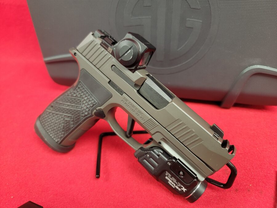 Sig Sauer P365 AXG Legion Gray 9mm 3.1" Barrel 17-Rounds w/ Romeo-X pre-owned