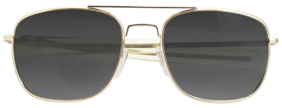 Humvee Adventure Gear HMV52BGOLD Sunglasses  Adult Gray Lens MIL-PRF-31013 Gold Frame