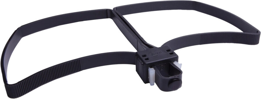 Uzi Accessories UZIFLXCB Flex Cuff  Black Polymer Adjustable