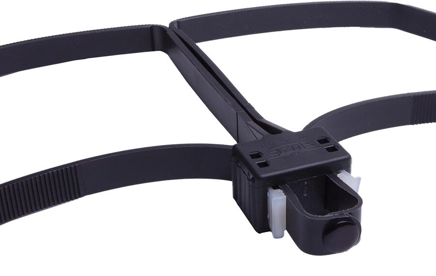 Uzi Accessories UZIFLXCB Flex Cuff  Black Polymer Adjustable