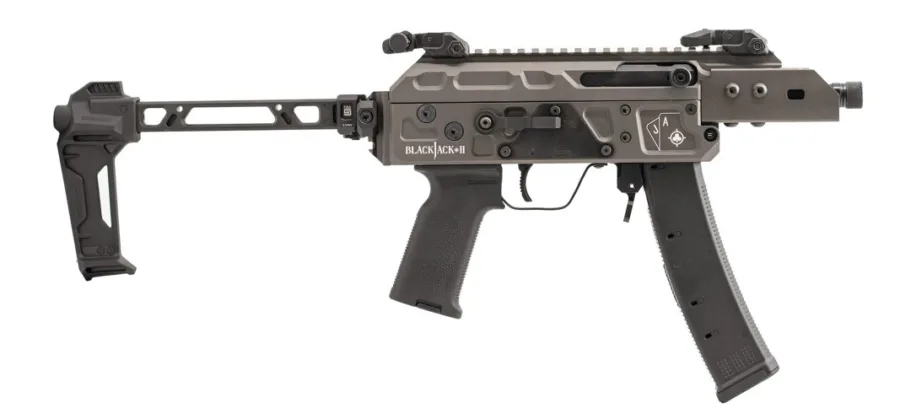 SHOW LOW MFG BLACKJACK PISTOL 4.5IN BARREL 35RD GREY 4.5 BLCKJCK9045