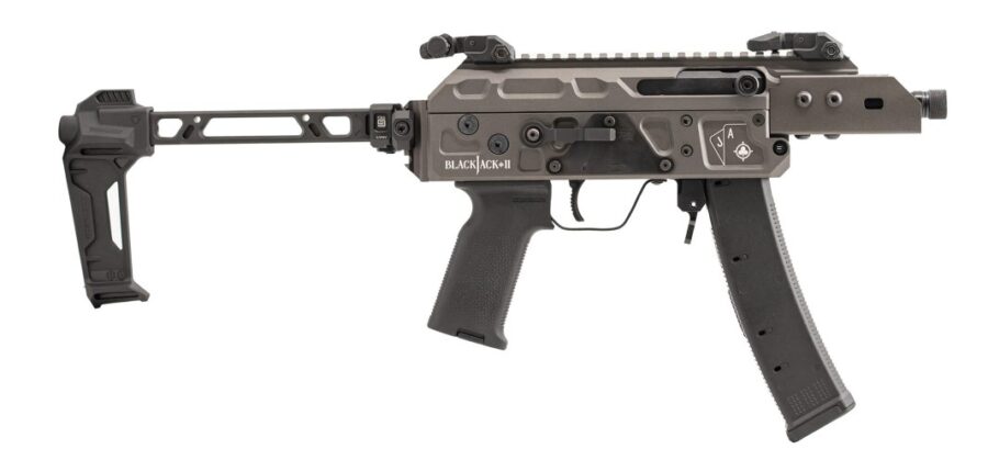 SHOW LOW MFG BLACKJACK PISTOL 4.5IN BARREL 35RD GREY 4.5 BLCKJCK9045