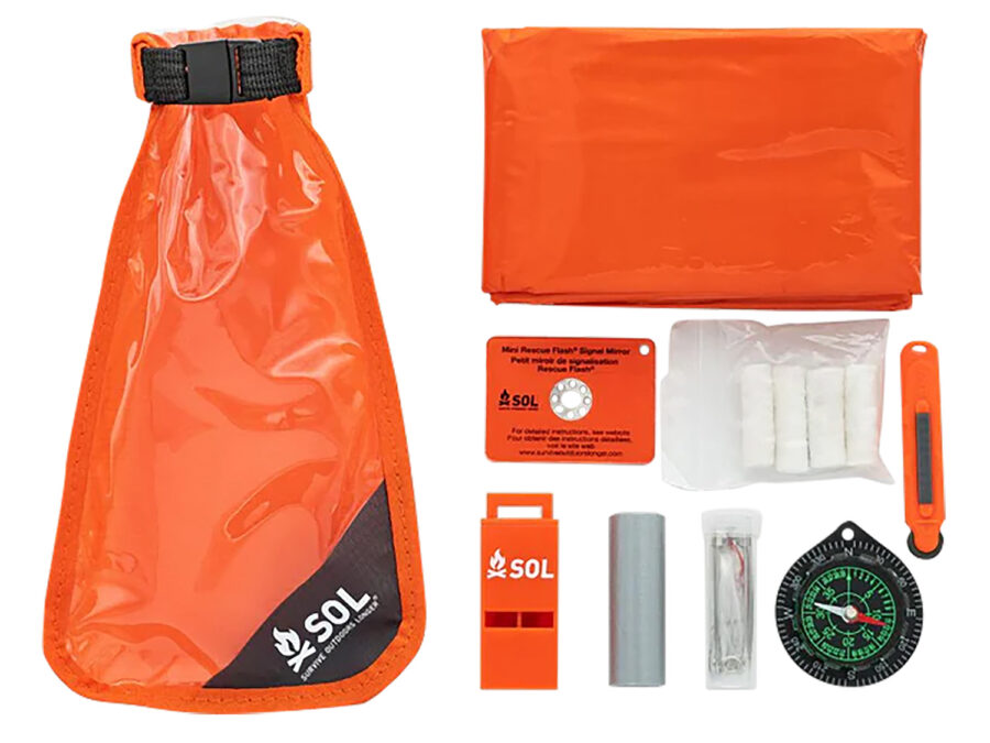 Survive Outdoors Longer 01401727 Scout Survival Kit Waterproof Orange