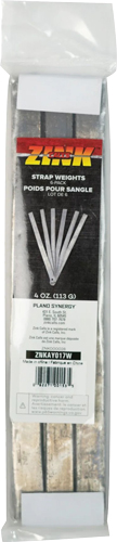 ZINK DECOY STRAP WEIGHTS - 4OZ 6 PACK