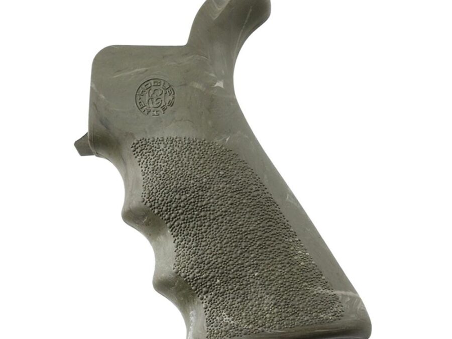 Hogue AR-15/M16 Overmolded Beavertail Grip Ghille Green