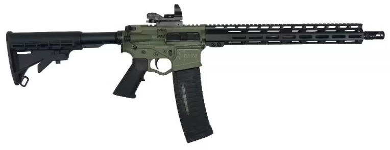 ATI OMNI HYBRID RIA 5.56X45 NATO 16IN BBL 15IN MLOK RAIL 1/60RD BFG RED/GREEN DUO SIGHT M4 STK