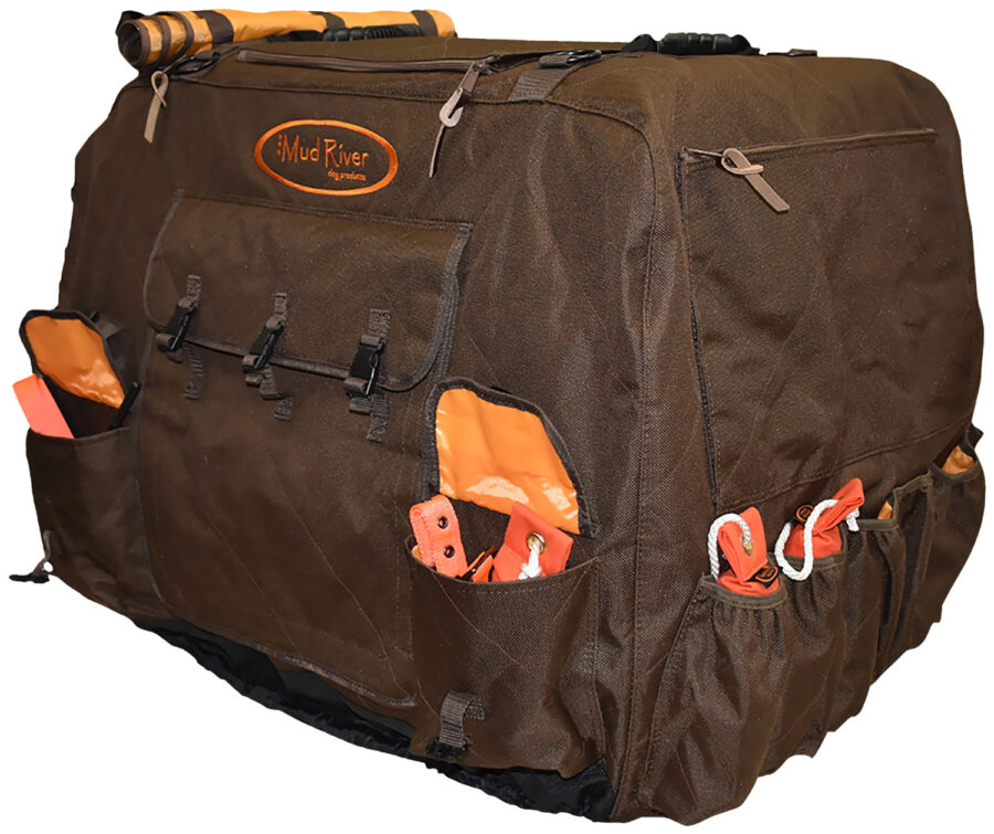 Mud River MRM1414 Dixie Insulated Kennel Cover Brown Polyester Medium 32" x 23" x 25"