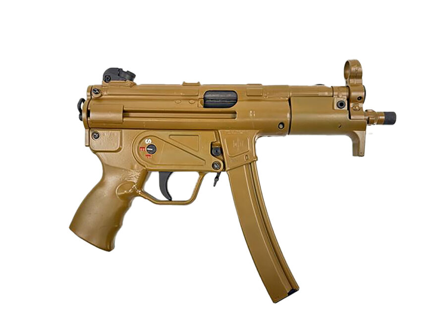 MAC 12750009 5K  9mm Luger 30+1 5.80" Black Phosphate Steel Threaded Barrel, RAL 8000 Optics Ready Receiver/Frame, Black Grip, Ambidextrous