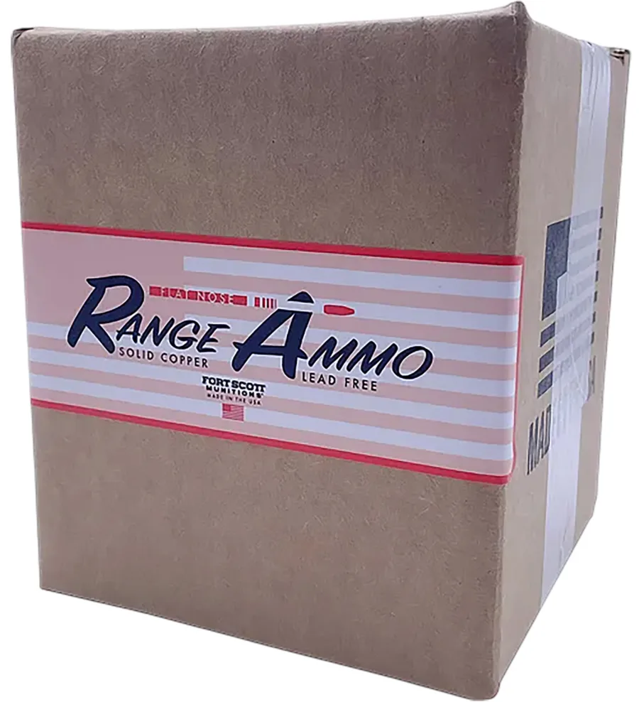 Fort Scott Munitions 556-055-SCVFNRA Range Ammo  5.56NATO 80gr Solid Copper Flat Nose 500rds