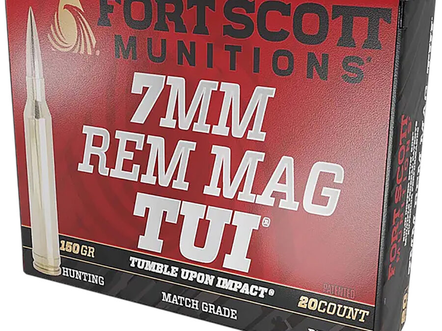 Fort Scott Munitions 7MMMAG-150-SCV2 Tumble Upon Impact (TUI)  7mm 150gr Solid Copper Spun 20 Per Box/10 Case
