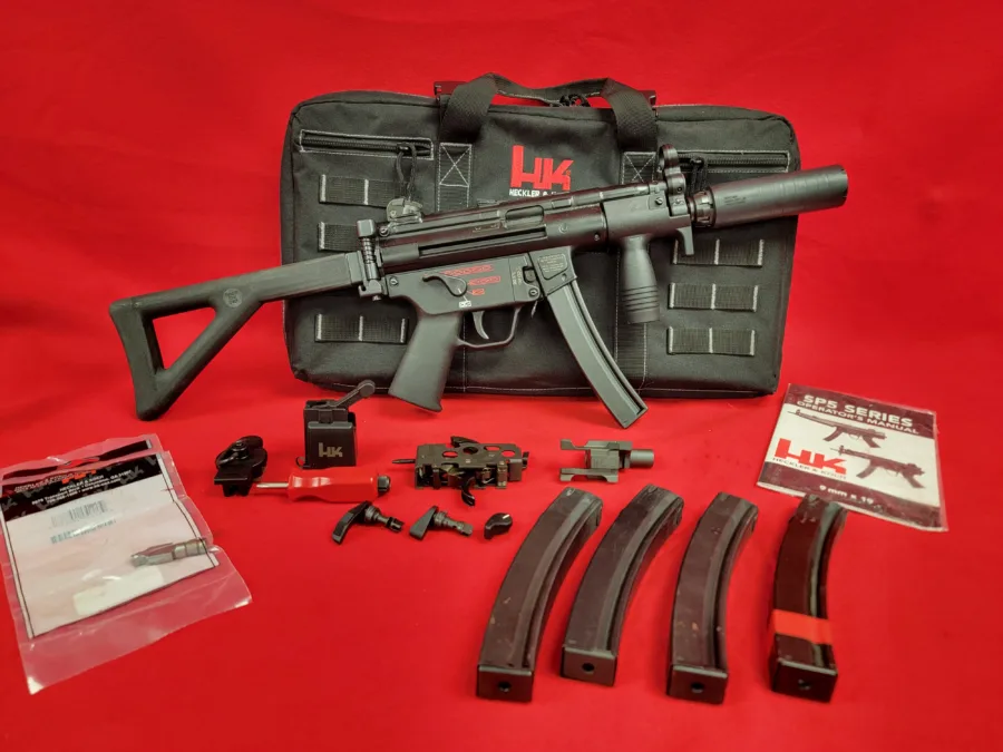 Fleming Sear w/ two HK MP5 and MP5K hosts SP5 SP5K Transferable SMG package