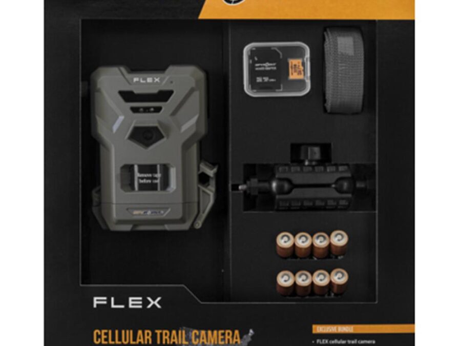 Spypoint Flex Cellular Trail Camera Bundle 33MP Grey