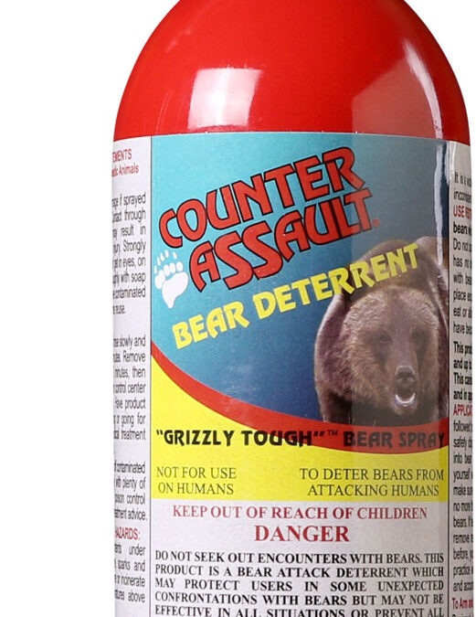 Counter Assault 15067034 Bear Spray Capsaicin Range 32 ft-7 Seconds 10.20 oz