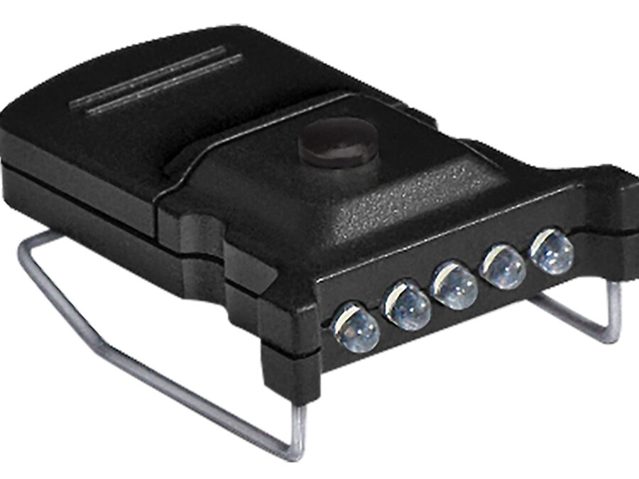 Cyclops CYC-MHC2PK-W Micro Hat Clip Light Black 10 Lumens White LED