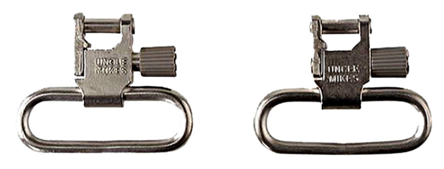 Uncle Mike's 14622 Super Swivel  Quick Detach 115 RUG Nickel 1" Loop for Ruger 10/22/ .44 Mag/ #3 Carbines