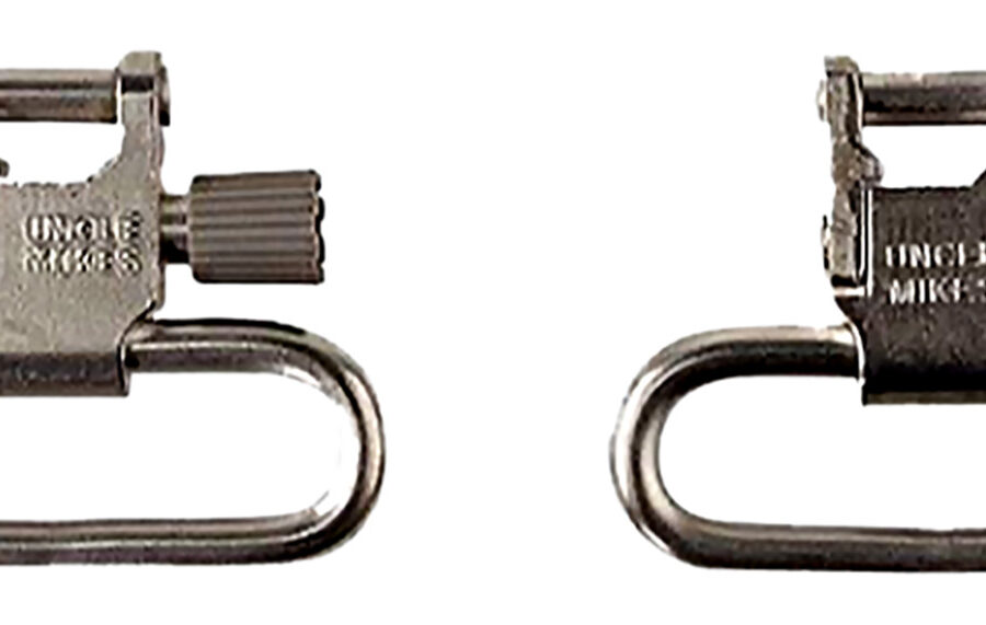 Uncle Mike's 14622 Super Swivel  Quick Detach 115 RUG Nickel 1" Loop for Ruger 10/22/ .44 Mag/ #3 Carbines