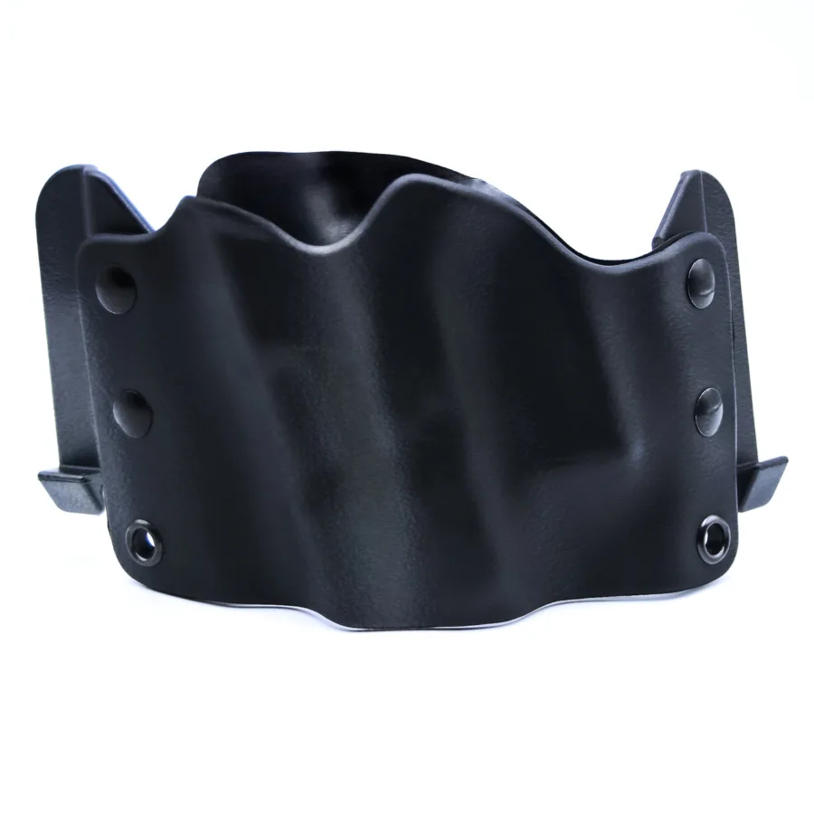 STEALTH OPERATOR CLIP HOLSTER OWB BLACK COMPACT MODEL (SMALLER HOLSTER) UNIVERSAL FIT LH