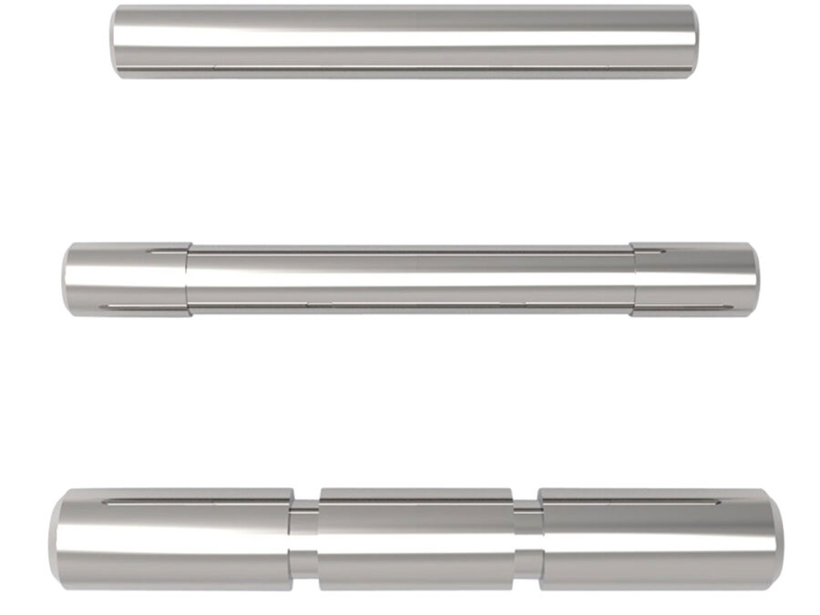 Cross Armory CRGPSSV 3 Pin Set  Compatible w/ Glock Gen1-3 Silver Steel