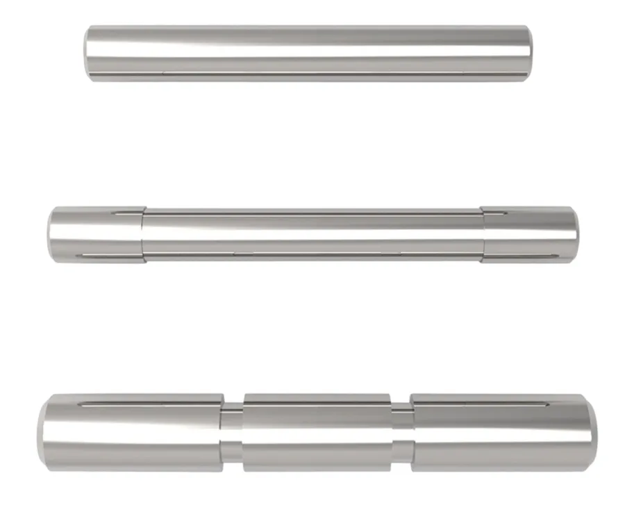 Cross Armory CRGPSSV 3 Pin Set  Compatible w/ Glock Gen1-3 Silver Steel