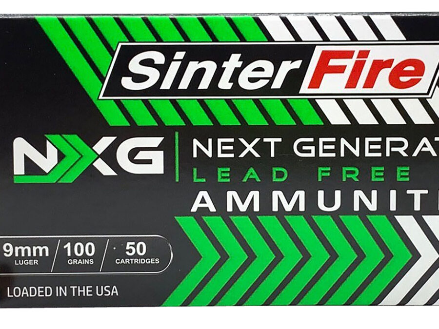 SinterFire Inc SF9100NXG Next Generation (NXG)  9mmLuger 100gr Lead Free Ball 50 Per Box/20 Case