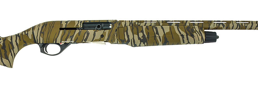 SDS Imports 21000195 S2  Full Size 20 Gauge Semi-Auto 3" 3+1 28" Overall Mossy Oak Bottomland Vent Rib Barrel, Drilled & Tapped Receiver, Fixed Synthetic Stock