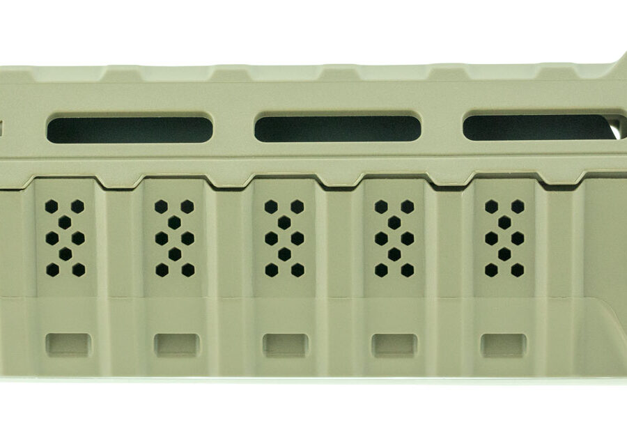 Strike STRIKEHGCFD Viper Carbine Length Handguard AR-Platform Flat Dark Earth, Black Inserts Polymer