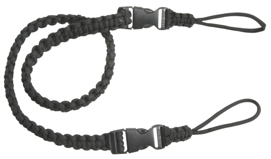 Outdoor Connection PCBS80575 Bino-Strap  Black Paracord 32.50" OAL