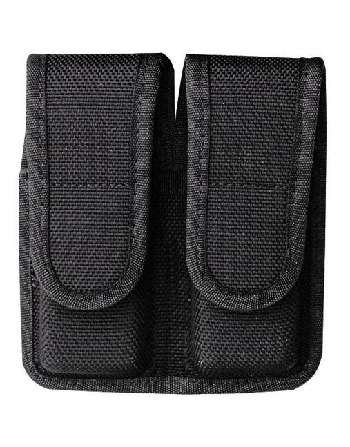 Bianchi Model 7302H AccuMold Double Magazine Pouch Colt Government .380 Hook and Loop Black
