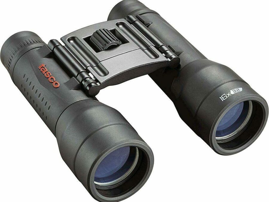 Tasco Essentials Roof Binocular 16x32mm Black MC Box 6L