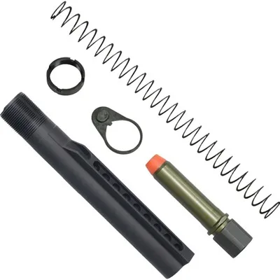 KSPEC AR15 A5-LENGTH H3 BUFFER TUBE KIT W/6.5OZ BUFFER BLACK