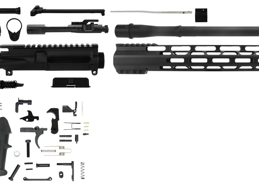 TacFire SSRK300LPK AR Build Kit Rifle 300 Blackout AR Platform Black Nitride Aluminum 1/2"-28 tpi *Sports South Exclusive.