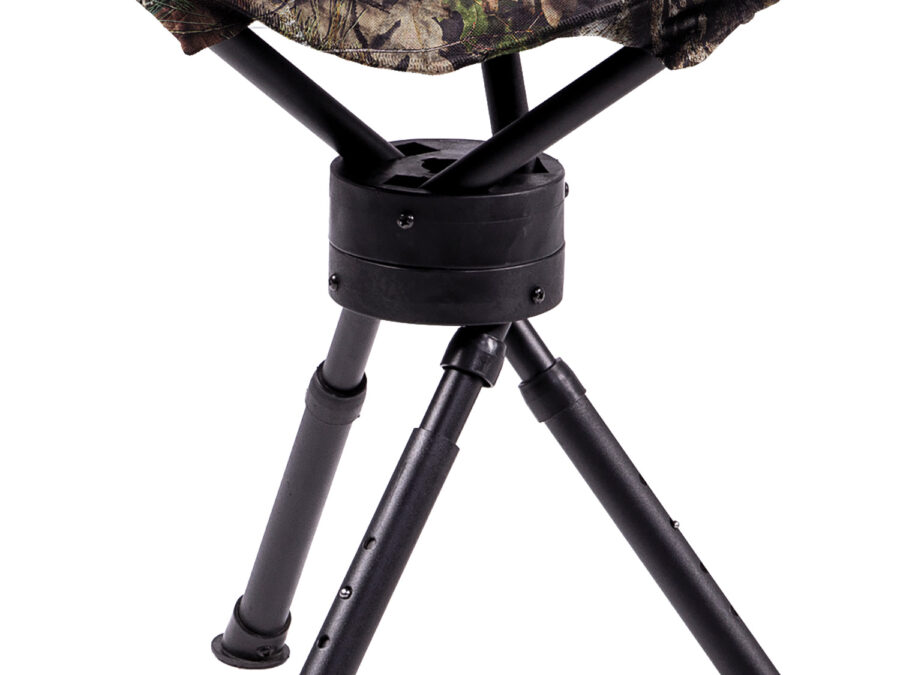 Ameristep AMS-AMEFT1011 Tripod Stool  360 Degree Swivel Mossy Oak Break-Up Country Heavy Duty Fabric/Steel