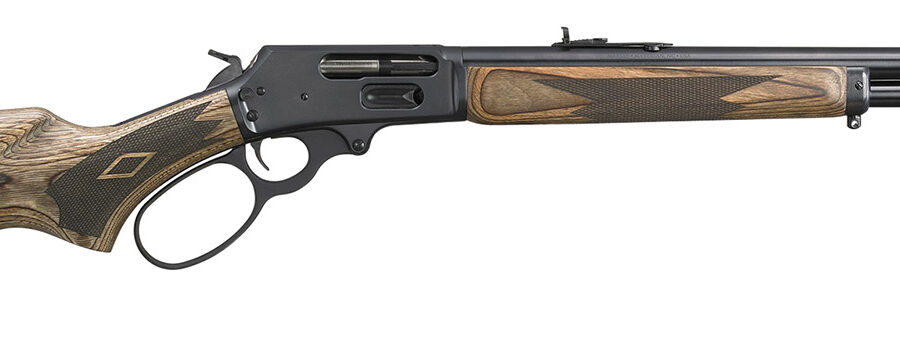 Marlin 70456 1895 Gun Guide 45-70 Gov 6+1 19.10" Satin Blued Steel Threaded Barrel, Blued Steel Receiver, Fixed Brown Laminate Stock